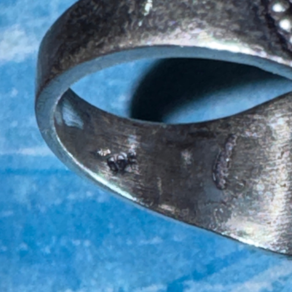 Silver Lapis Lazuli Silver Ring - image 6